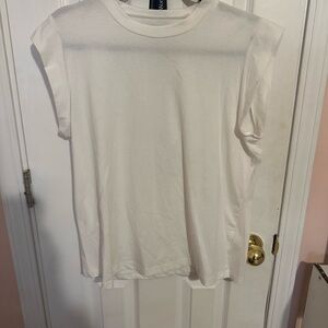 Cute white muscle tee
